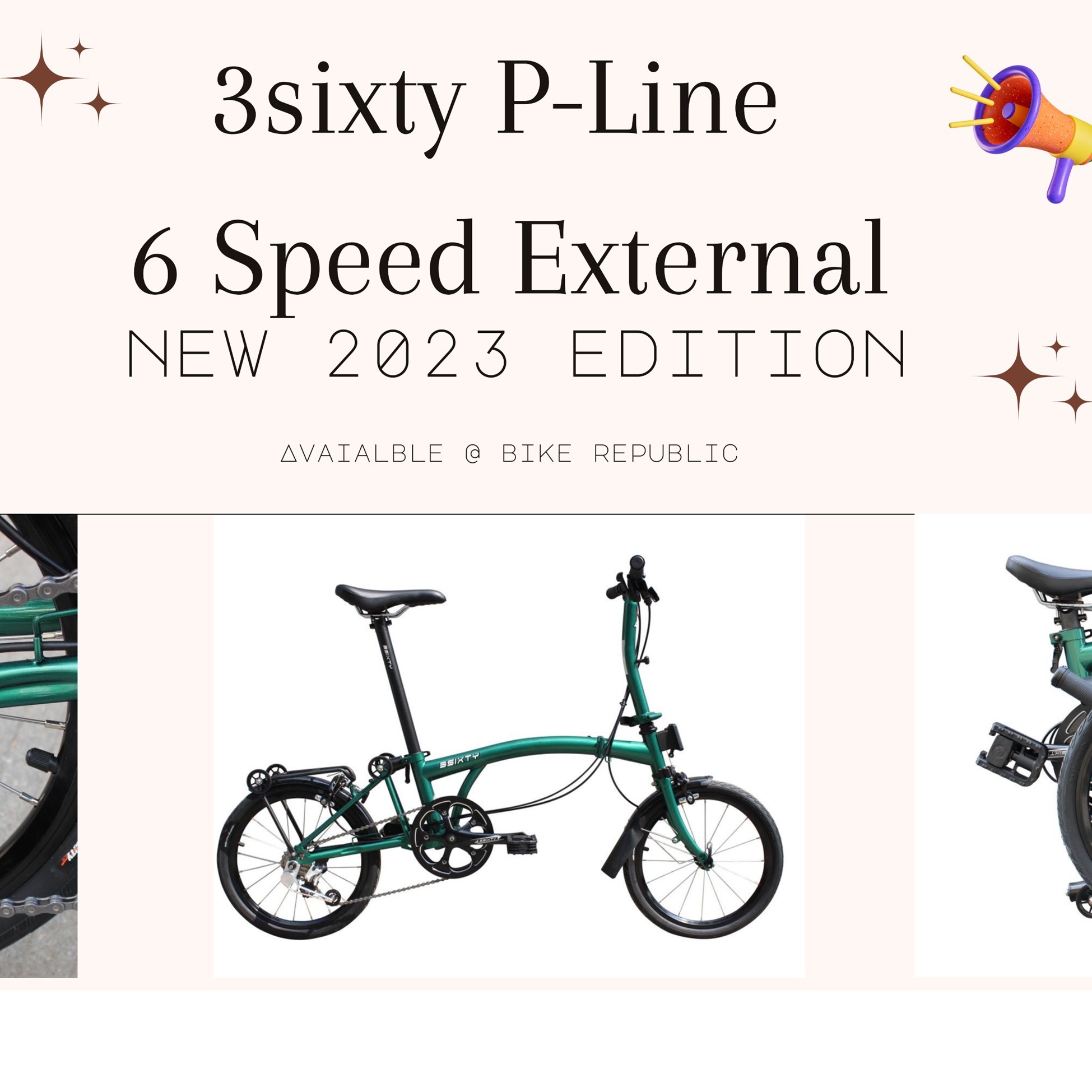 3sixty external 6 speed