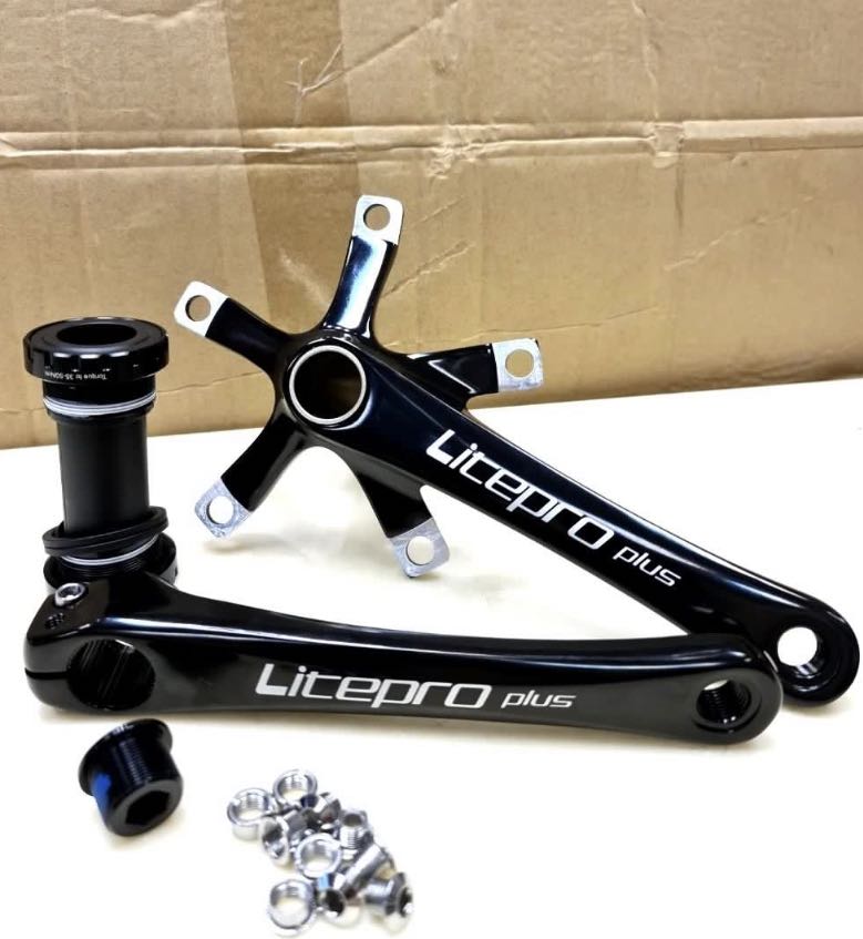 Litepro Plus Crankset with Hollowtech BB Bike Republic