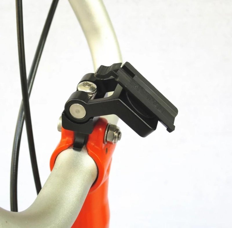 Support Vélo Universel Pour Téléphone Pliable - Compatible Guidon Brompton Et Autres Vélos, Fixation Solide